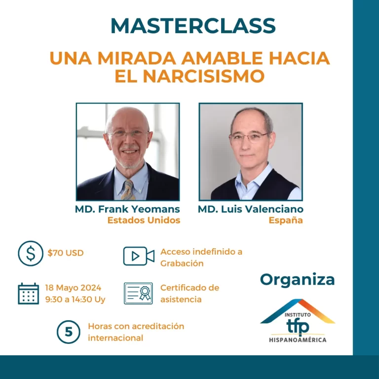 Masterclass: A Gentle Look at Narcissism